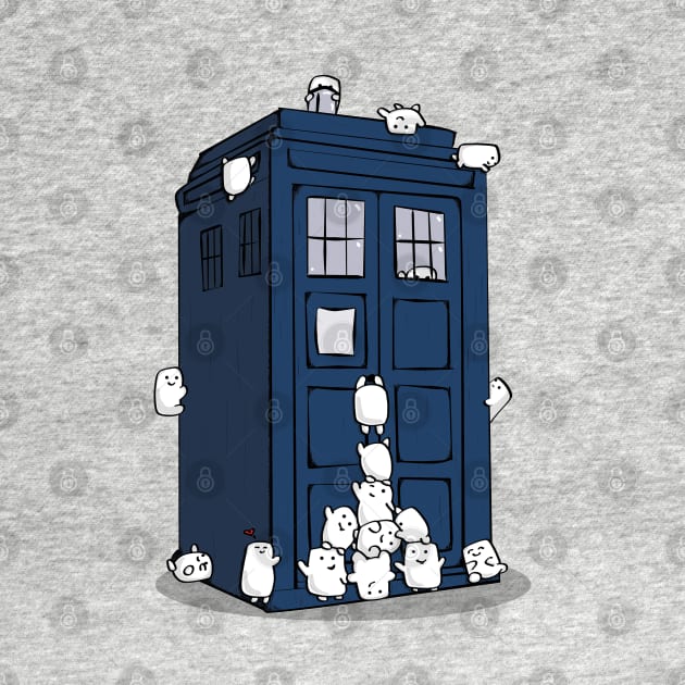 The Adipose Have the Phone Box by KittenKirby